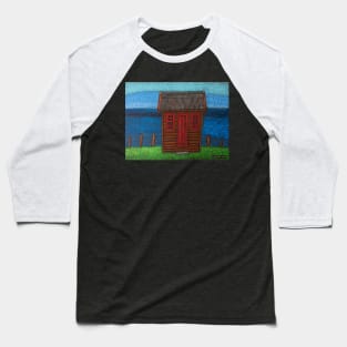 Shed by the Sea - Matanaka, Otago, New Zealand Baseball T-Shirt